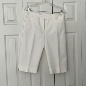 Counterparts White Bermuda Shorts Tailored Fit